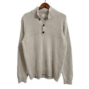 Goodfellow Men’s Henley Sweater Sz M